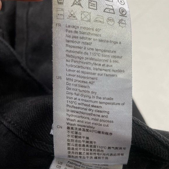 Sandro Paris Etroit Men’s Black Slim Jeans - Picture 9 of 13